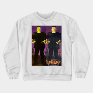 Aurora Monster Model Kit Crewneck Sweatshirt - Aurora Monster Model Kit by DirtyD